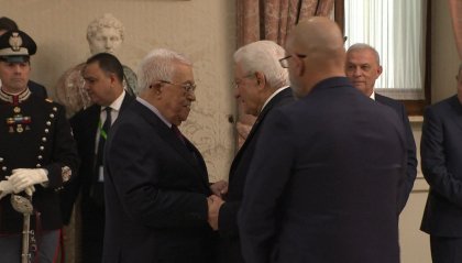 Abu Mazen da Mattarella: "L'Italia riconosca lo Stato di Palestina"