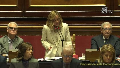 Giorgia Meloni fa infuriare il Movimento 5 Stelle: scontro al Senato