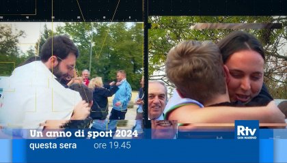 Alle 19.45 su San Marino RTV: "Un anno di Sport 2024"