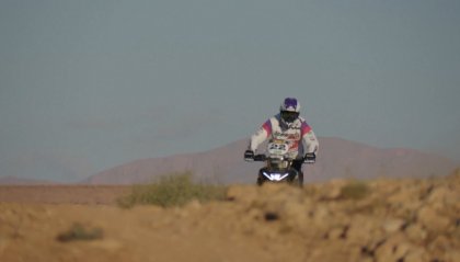 Jacopo Cerutti torna in testa alla moto all'Africa Eco Race