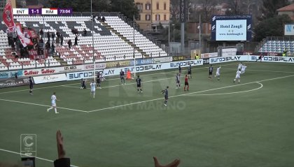 Il Rimini cade in casa della capolista: l'Entella vince 2-1