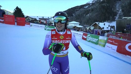 Coppa del Mondo: Federica Brignone prima in discesa, terza in superG