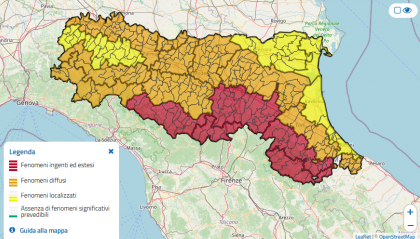 Allerta rossa per vento su Romagna e San Marino, raffiche superano i 100 kh