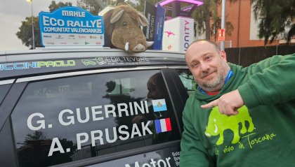 La Repubblica di San Marino celebra il primo storico trionfo nella FIA Ecorally Cup grazie all'impresa dei suoi portacolori, a bordo della Kia E-Niro