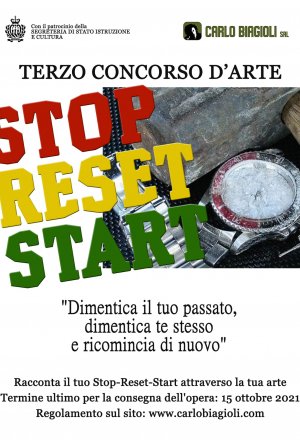 Stop reset  start - terzo concorso d’arte