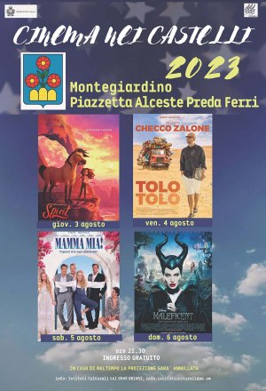 Cinema nei Castelli arrives in Montegiardino