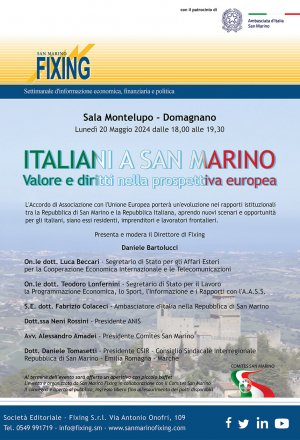 “Italiani a San Marino. Valore e diritti nella prospettiva europea”