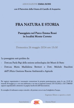 Associazione Emma Rossi: passeggiata nel parco Fra natura e storia