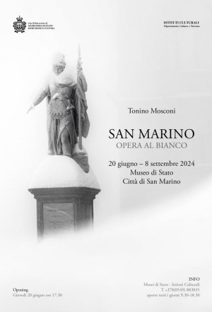 Inaugurazione mostra "Opera al Bianco" di Tonino Mosconi