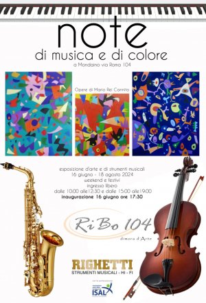 Note di musica e di colore alla dimora 'RiBo 104' di Mondaino.  Sulle relazioni tra musica, pittura e benessere