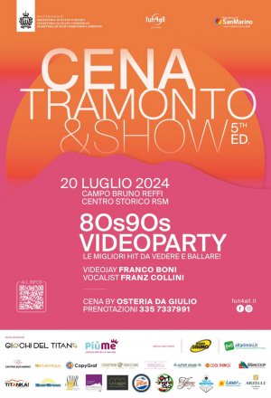 5ª edizione per Cena Tramonto & Show al Campo Bruno Reffi di San Marino