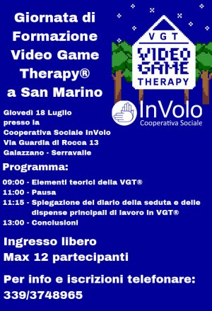 Giornata di formazione Video Game Therapy a San Marino