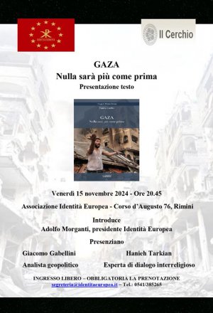 A Rimini, la presentazione del volume "Gaza, nulla sarà più come prima"