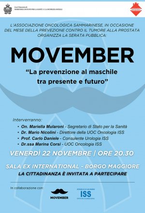 “Movember: la prevenzione al maschile tra presente e futuro”