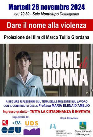 "Nome di donna" a Domagnano