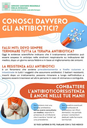 Ausl Romagna: “Conosci davvero gli antibiotici?”