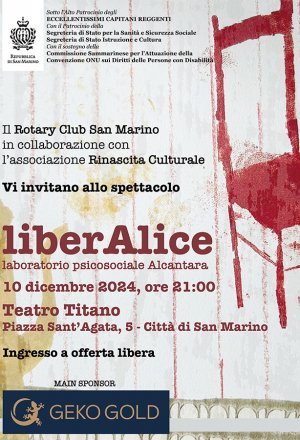 Rotary Club San Marino - Spettacolo LiberAlice