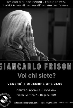 Incontro con l'Autore: Giancarlo Frisoni