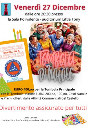 Tombola di Natale solidale