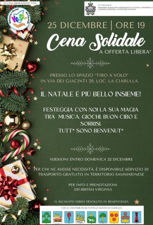 Cena solidale di Natale