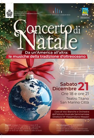 Ims: concerto di Natale “Da un’America all’altra: le musica della tradizione d’oltreoceano”