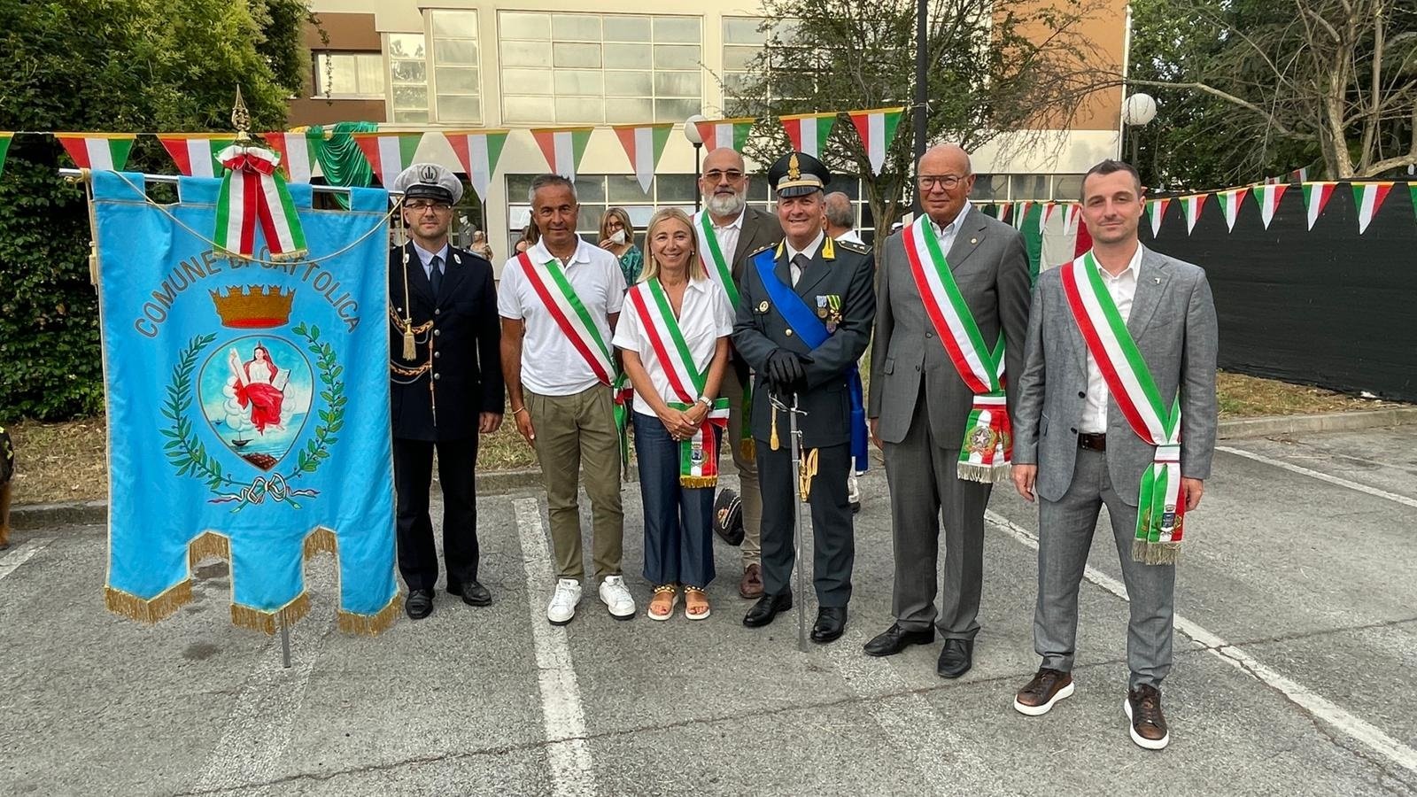 The Mayor of Cattolica Franca Foronchi at the celebrations for the ...